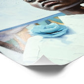 ブルーのエレガンス フォトプリント            (角)