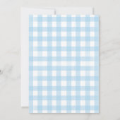 ブルーのゴールデンレトリバー　ゴールデンユーアー　ファーストバースデー 招待状 (裏面)