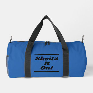 ブルーのジムバッグ Shvitz ダッフルバッグ