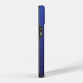 ブルーのスマホケース iPhoneケース (右側面)