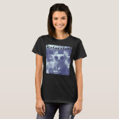 ブルーのディストressedリラックスアホロートル女性用 tシャツ (正面フル)