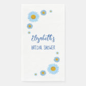 ブルーのデイジー フラワーブライダルシャワー (正面)