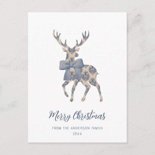 ブルーのトワール メリークリスマス シーズンポストカード (正面)