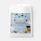 ブルーのハロウィン初誕生日おめでとう Spooky One フェイバーバッグ (正面)