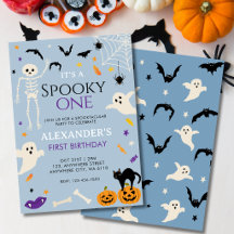 ブルーのハロウィン 誕生日1歳のお祝い