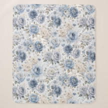 ブルーのバラの花の水彩画