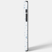 ブルーのフラワーモチーフの野性のものたち Case-Mate iPhoneケース (裏面 / 左)