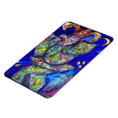 ブルーのフルート奏者/ベネツィアカーニバルナイト マグネット (左側)