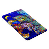 ブルーのフルート奏者 マグネット (右側)