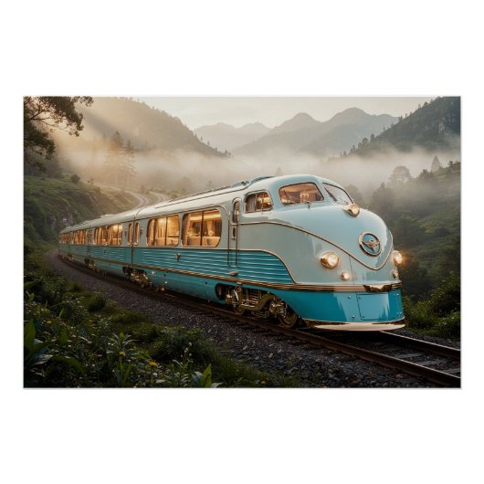 ブルーのベルベット列車 ポスター (正面)