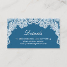 ブルーのホワイトレース結婚詳細サイト