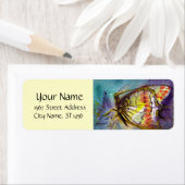 ブルーのマジックバタフライ アイボリー ラベル (インサイチュ)