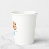 ブルーのミルクとクッキー 2歳の誕生日は二度とないスイート 紙コップ (左)