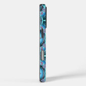 ブルーのモダンアートiPhone/iPadケース Case-Mate iPhoneケース (裏面 / 右)