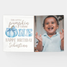 ブルーのリトルパンプキンの写真 1歳の誕生日パーティー