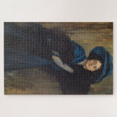 ブルーのレディのポートレート(ライムンド・デ・マドラゾ) ジグソーパズル (横)