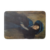 ブルーのレディのポートレート（ライムンド・デ・マドラゾ） バスマット (正面)