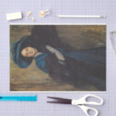 ブルーのレディのポートレート（ライムンド・デ・マドラゾ） 薄葉紙 (クラフト)