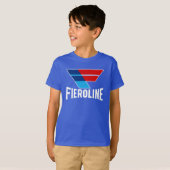 ブルーの子供用Tシャツ Tシャツ (正面フル)