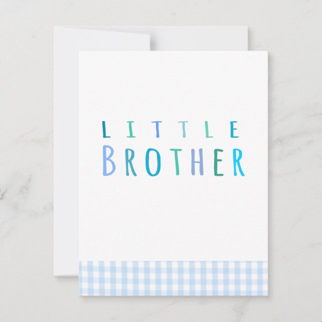 ブルーの小さな兄弟 (正面)