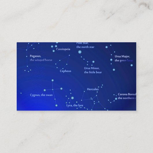 ブルーの座席表に宿結婚宿 プレイスカード (裏面)