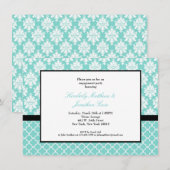 ブルーの招待状 招待状 (正面/裏面)
