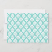 ブルーの招待状 招待状 (裏面)