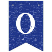 ブルーの数学の公式 卒業おめでとう バンティングフラッグ (第2の旗)