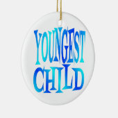 ブルーの末っ子文字 セラミックオーナメント (右)