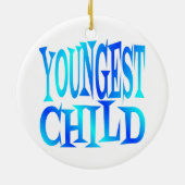 ブルーの末っ子文字 セラミックオーナメント (裏面)