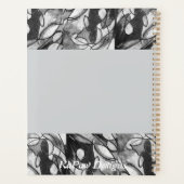 「ブルーの欠け」アートワークによるプランナー プランナー手帳 (裏面)