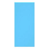 ブルーの水彩抽象サロンサービスメニュー ラックカード (裏面)