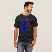 ブルーの熱帯魚 Tシャツ (正面フル)