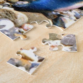 ブルーの爪のあるロブスターパズル ジグソーパズル (側面)