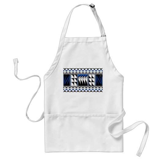 ブルーの羽の祝福 スタンダードエプロン (正面)