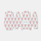 ブルーの航海ロブスターのギフトボックス フェイバーボックス (折り畳みなし)