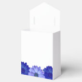 ブルーの花のブライズシャワー フェイバーボックス (オープン)