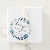 ブルーの花のリース フェイバータグ (インサイチュ)