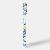 ブルーの花柄iPhoneケース Case-Mate iPhoneケース (裏面 / 右)