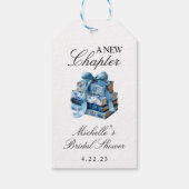 ブルーの花 新たな章 ブライダルシャワー ギフトタグ (裏面)
