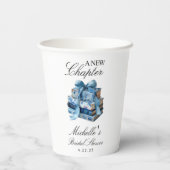 ブルーの花 新たな章 ブライダルシャワー 紙コップ (裏面)