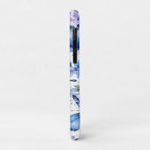 ブルーの蝶々 水彩画 Case-Mate iPhoneケース (裏面/左)