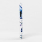 ブルーの蝶々 水彩画 Case-Mate iPhoneケース (裏面/右)
