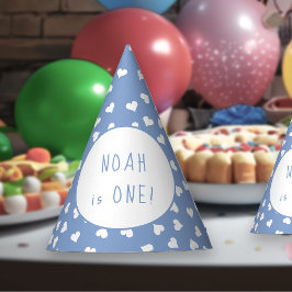 ブルーの誕生日パーティーにぴったりなスイートハート パーティーハット