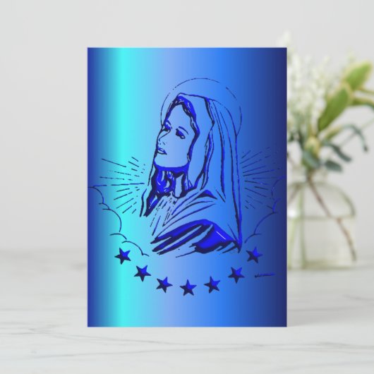 ブルーの賛美ヴァージンマリーのスケッチ (スタンド正面)