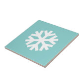 ブルーの雪の結晶 タイル (側面)
