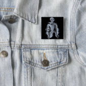 ブルーの騎士ボタン 缶バッジ (インサイチュ)