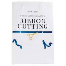 ブルーの Ribbon Cutting Ceremony ギフトバッグ