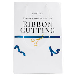 ブルーの Ribbon Cutting Ceremony ギフトバッグ