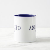 ブルーのAbuelito創立年 マグカップ (中央)